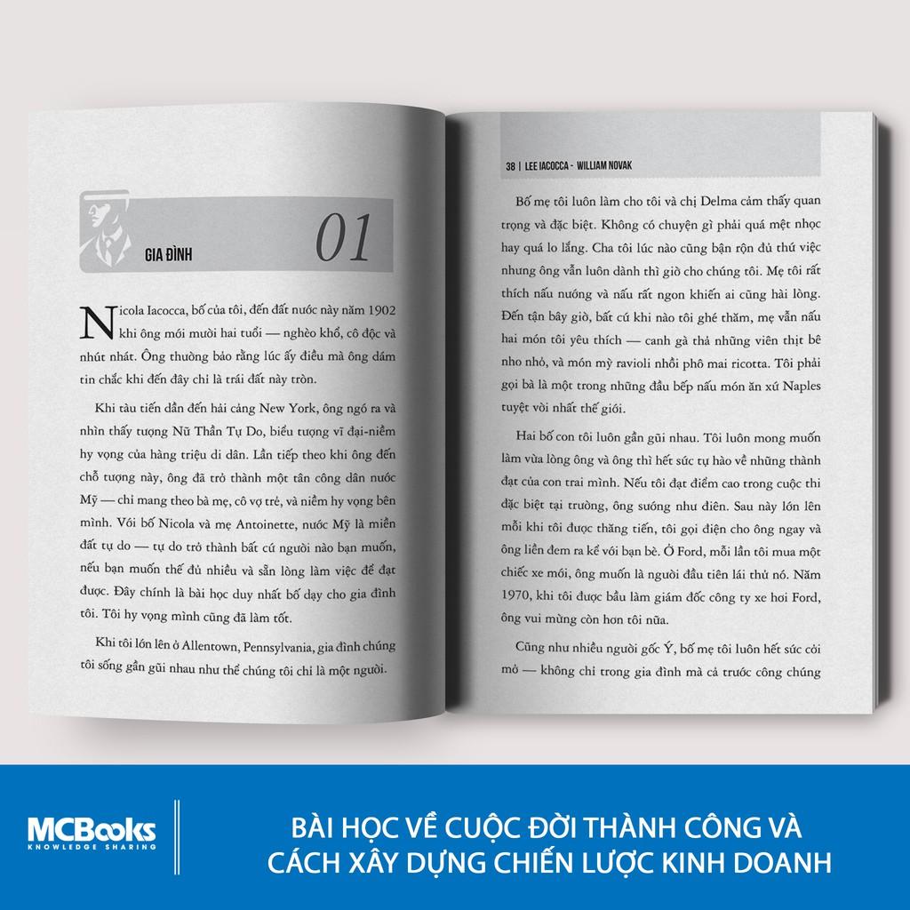 Sách - Iacocca: Đời Kinh Doanh – Bí mật Phía Sau Thành Công Của Ông Trùm Xe Hơi Nước Mỹ  - BizBooks