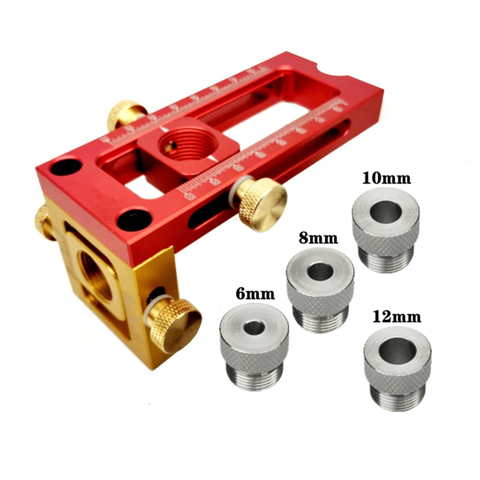 Stainless Steel 2 In 1 Drill Punch Positioner Locator Jig Oblique Flat Head