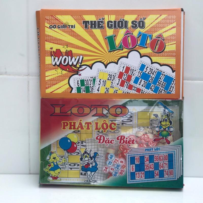 Bộ Đồ Chơi Cờ Lô Tô Bingo Lotto Việt Nhựa Cao Cấp