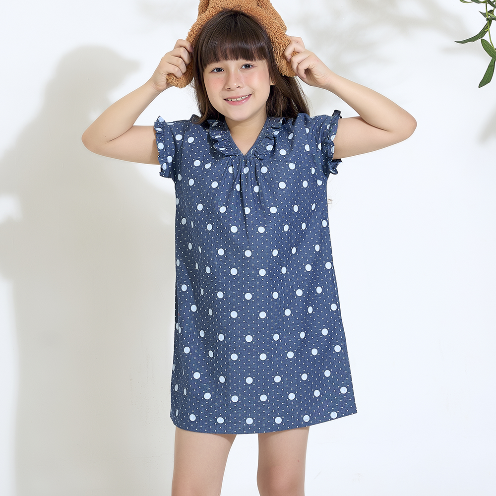 Đầm kate cho bé gái Vincy KDK010W11