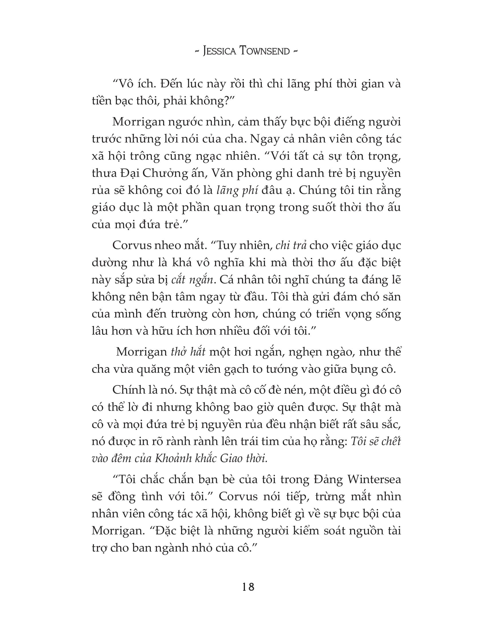 Sách Xứ Nevermoor Diệu Kỳ - Morrigan Và Những Thử Thách Gay Cấn