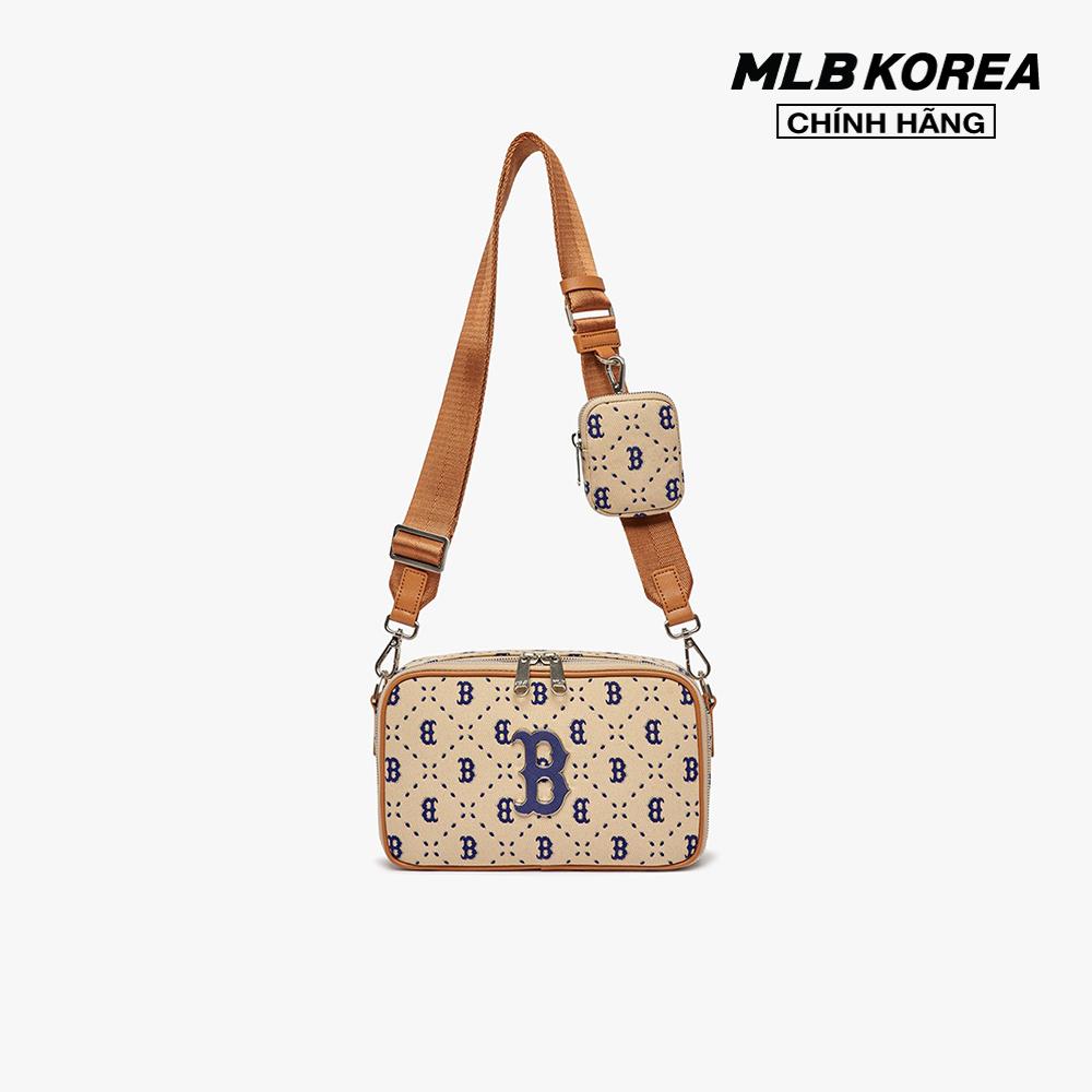 MLB - Túi đeo chéo unisex chữ nhật Diamond Monogram Jacquard 3ACRM013N