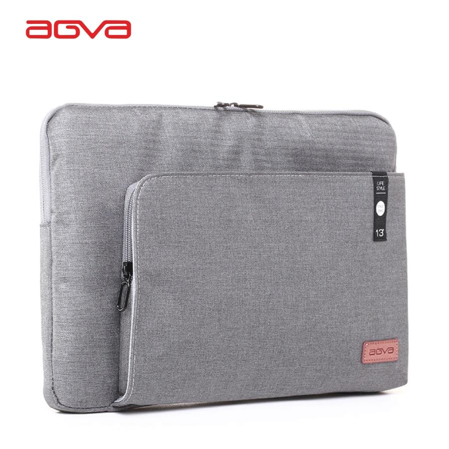 Túi chống sốc Laptop Macbook AGVA Heritage 13 inch, kích thước 35 x 25 x 3 cm, màu Xám và Xanh dương ,Mã LTB324