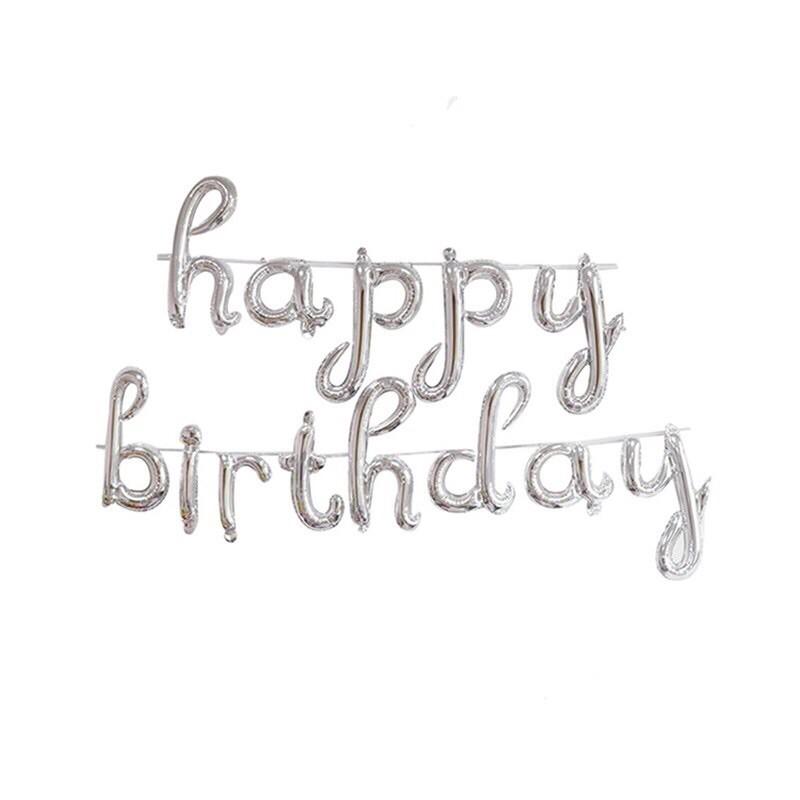 Hah Bộ chữ happy birthday chữ thường dạng rời trang trí sinh nhật