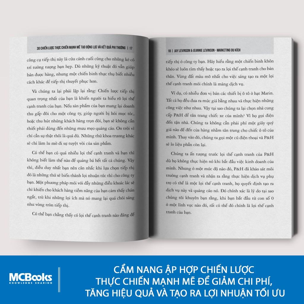 Sách - Marketing Du Kích - 30 Chiến Lược Thực Chiến Mạnh Mẽ Tạo Động Lực Và Kết Quả Phi Thường  - BizBooks