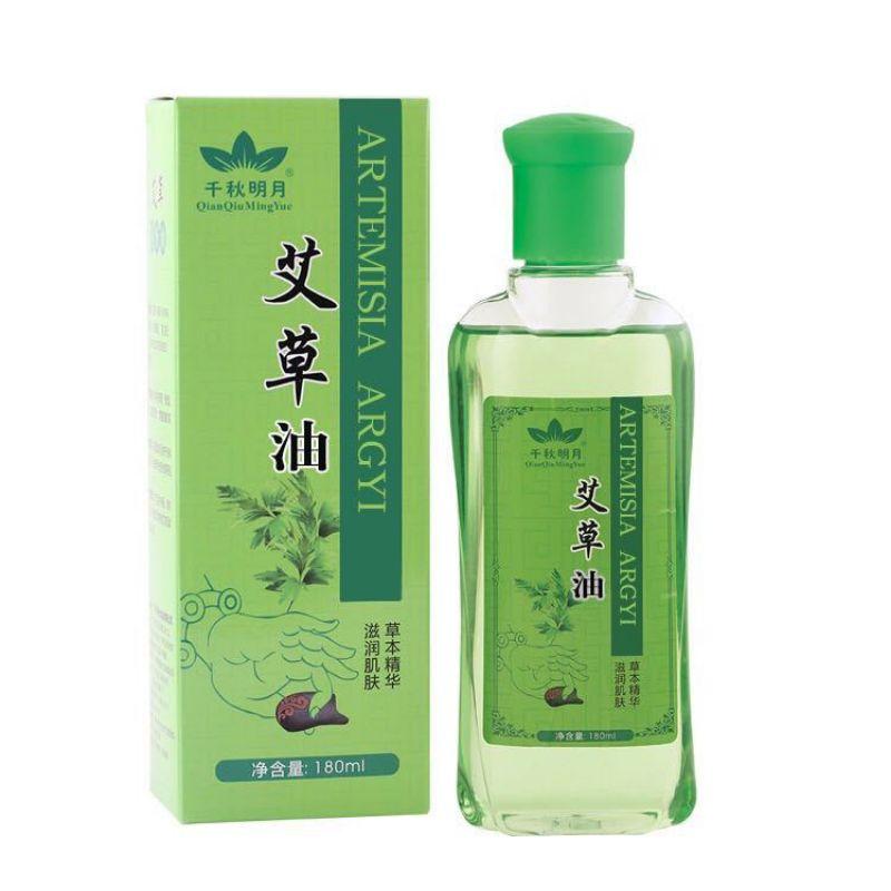 Tinh dầu ngải cứu, tinh dầu gừng dùng cho massage. Hộp 180ml