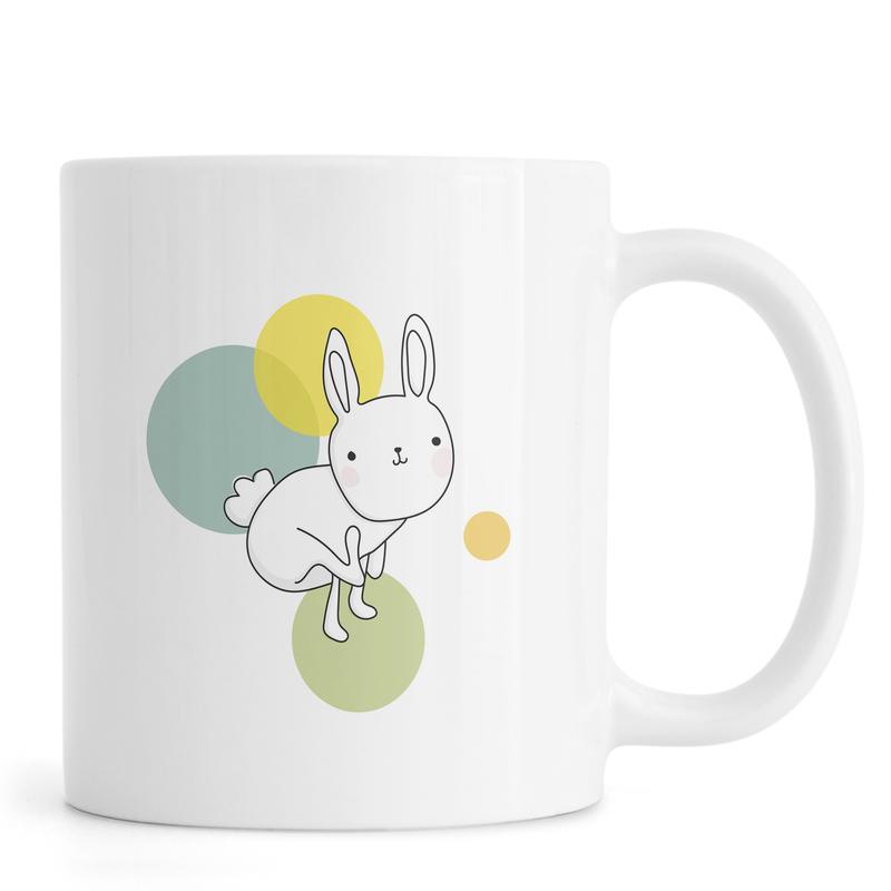 Ly Cốc Sứ Cao Cấp hình Space Rabbits Luna