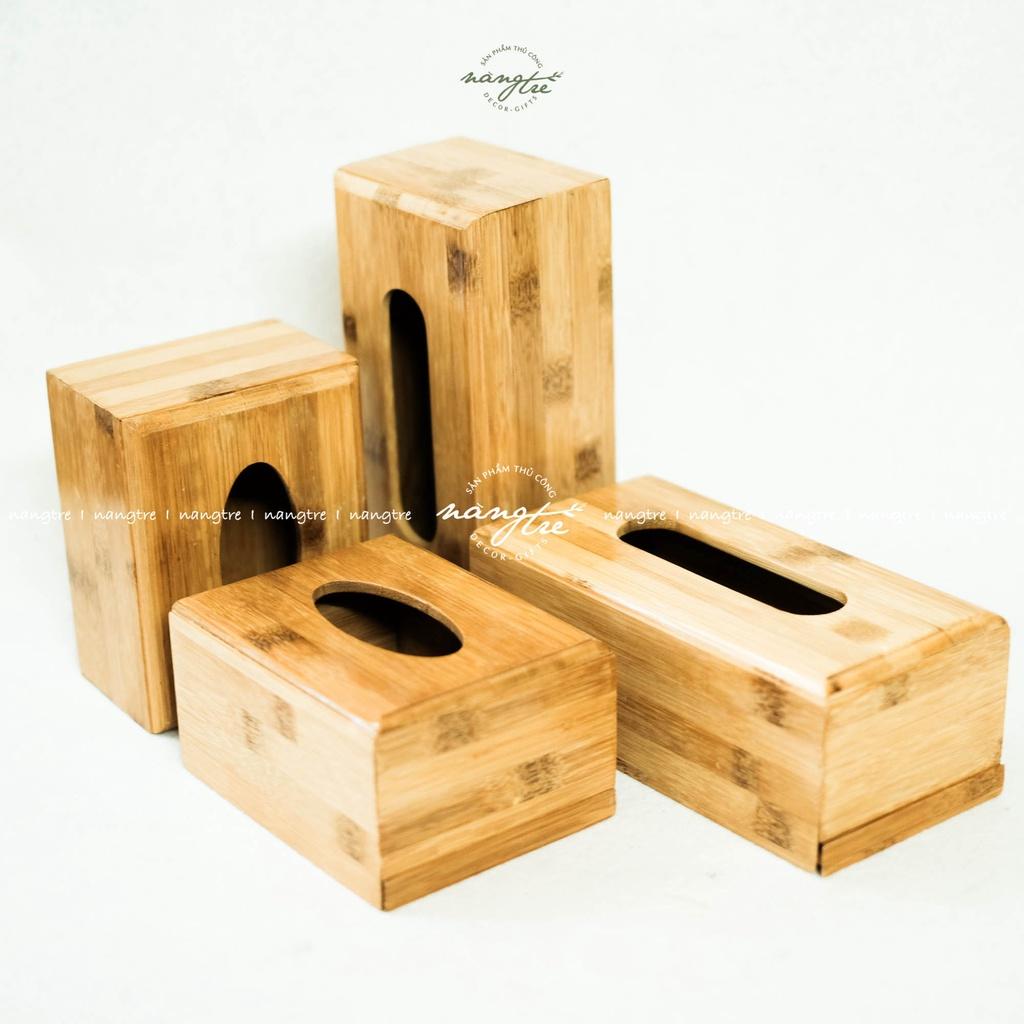 Hộp đựng khăn giấy bằng tre- Hộp tre khăn giấy - Bamboo tissue box