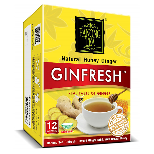 Trà gừng mật ong Ginfresh Ranong Tea 144g
