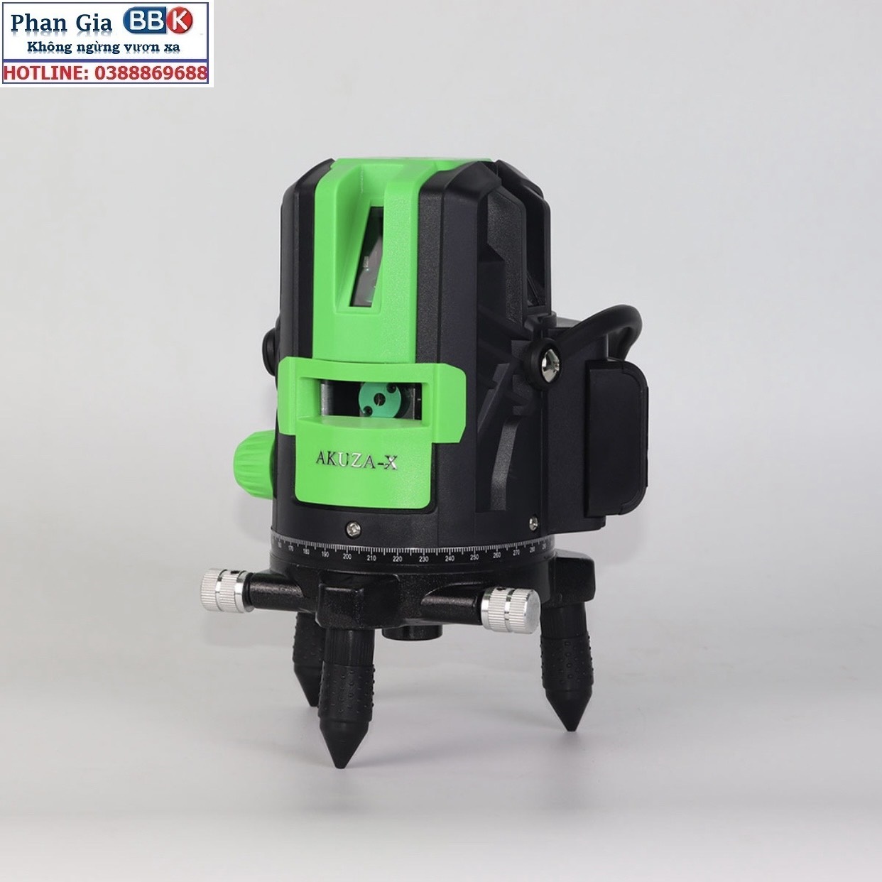 Máy cân bằng laser xanh 5 tia siêu sáng AKUZA