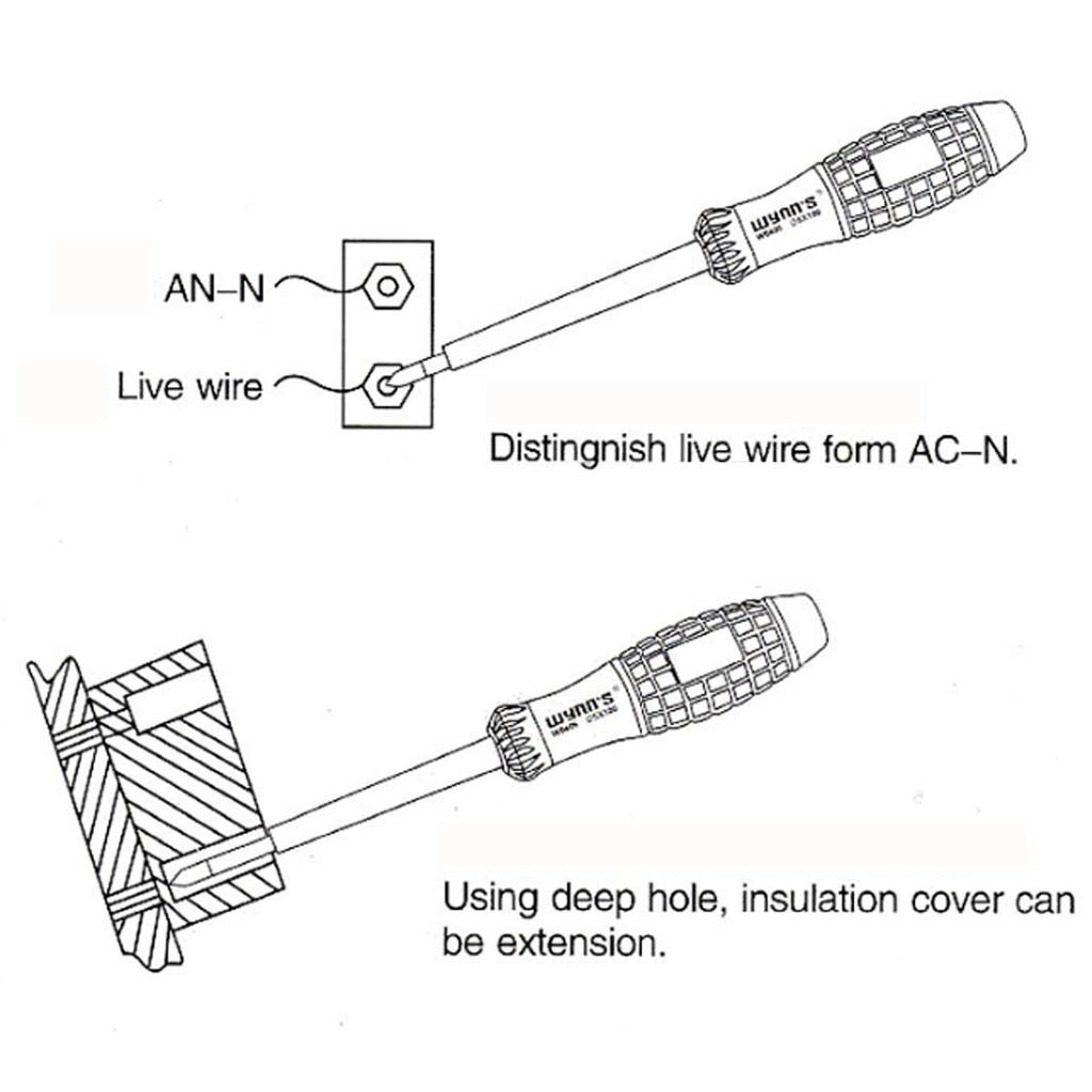 Bút thử điện 220V tiện dụng cho gia đình