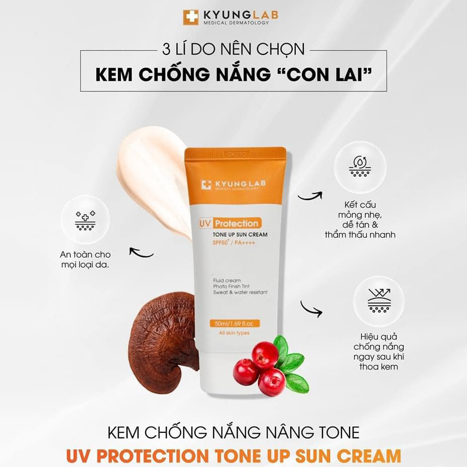 Kem chống nắng nâng tone Kyung Lab UV Protection Tone Up Sun Cream - 50ml