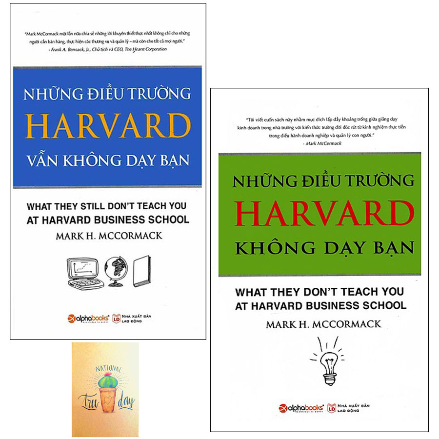 Combo Những Điều Trường Harvard Không Dạy Bạn và Những Điều Trường Harvard Vẫn Không Dạy Bạn ( Tặng Kèm Sổ Tay)