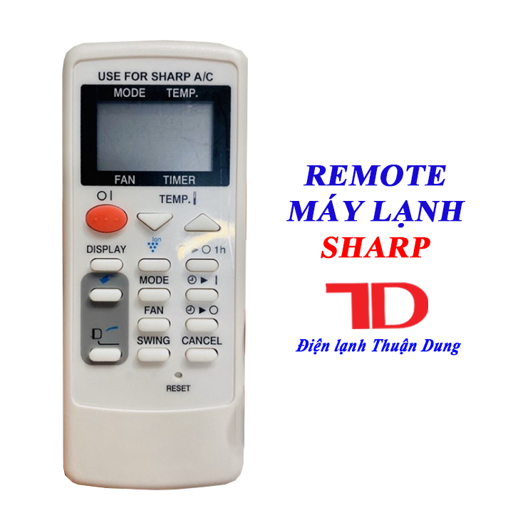 Remote điều khiển dành cho máy lạnh điều hoà SHARP A751