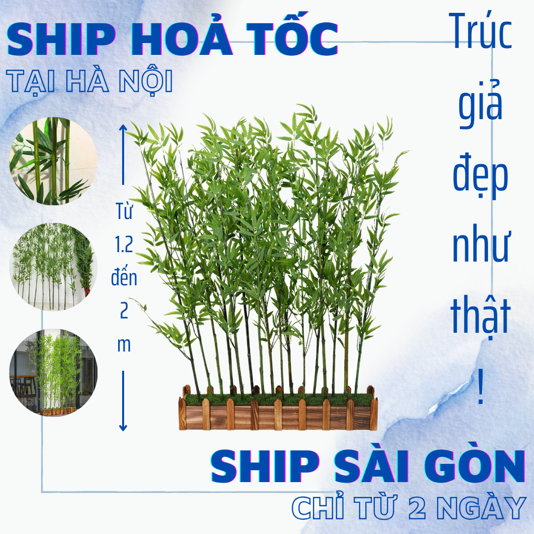 90 cây trúc độ dài 200cm. Trang trí nhà cửa, ban công, nhà hàng