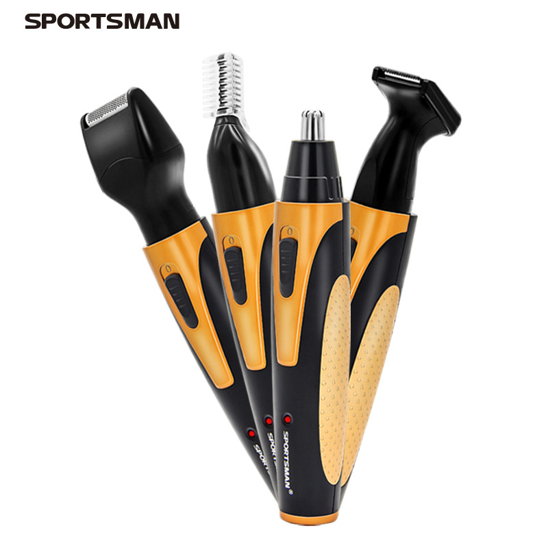 Máy cạo râu đa năng 4 in 1 SPORTSMAN SM - 409 ( Vàng ) - Hàng Chính Hãng