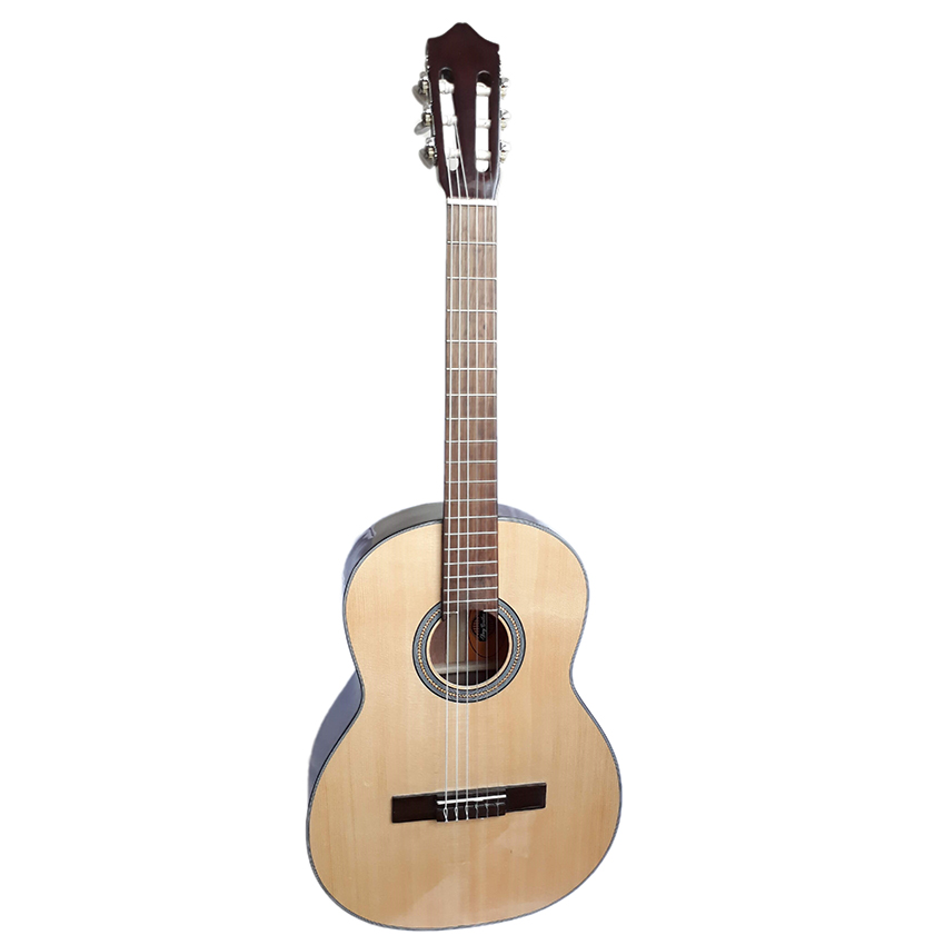 Đàn Guitar Classic DC120 dây nilon mặt gỗ thông lưng và hông gỗ hồng đào dòng trung kỹ cho âm thanh ấm áp trữ tình Duy Guitar