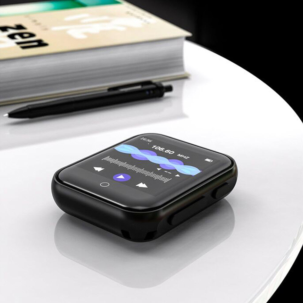 Máy Nghe Nhạc MP3 Ruizu M8 8Gb Kiểu Dáng Smart Watch - Công Nghệ Bluetooth 5.0 - Màn Hình Cảm Ứng IPS 1.54inch - Hàng Chính Hãng
