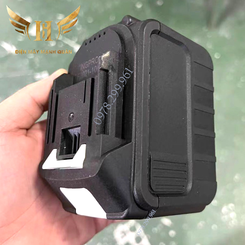 Pin 15cell 21V 6Ah Li-on Dung Lượng Cao Chân Pin Thông Dụng Dùng Cho Máy Mài, Máy Khoan Bê Tông