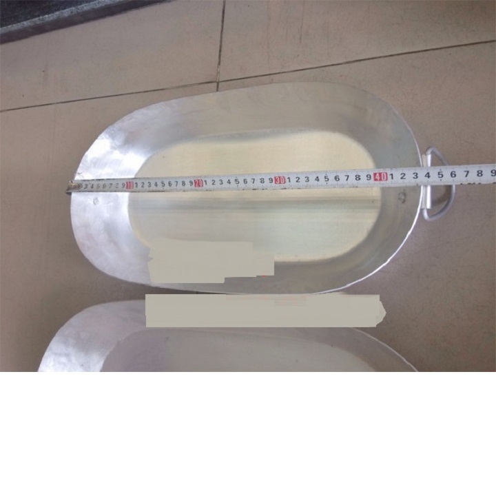 Khay lẩu nhôm cá chép om dưa 48*25*6 CM