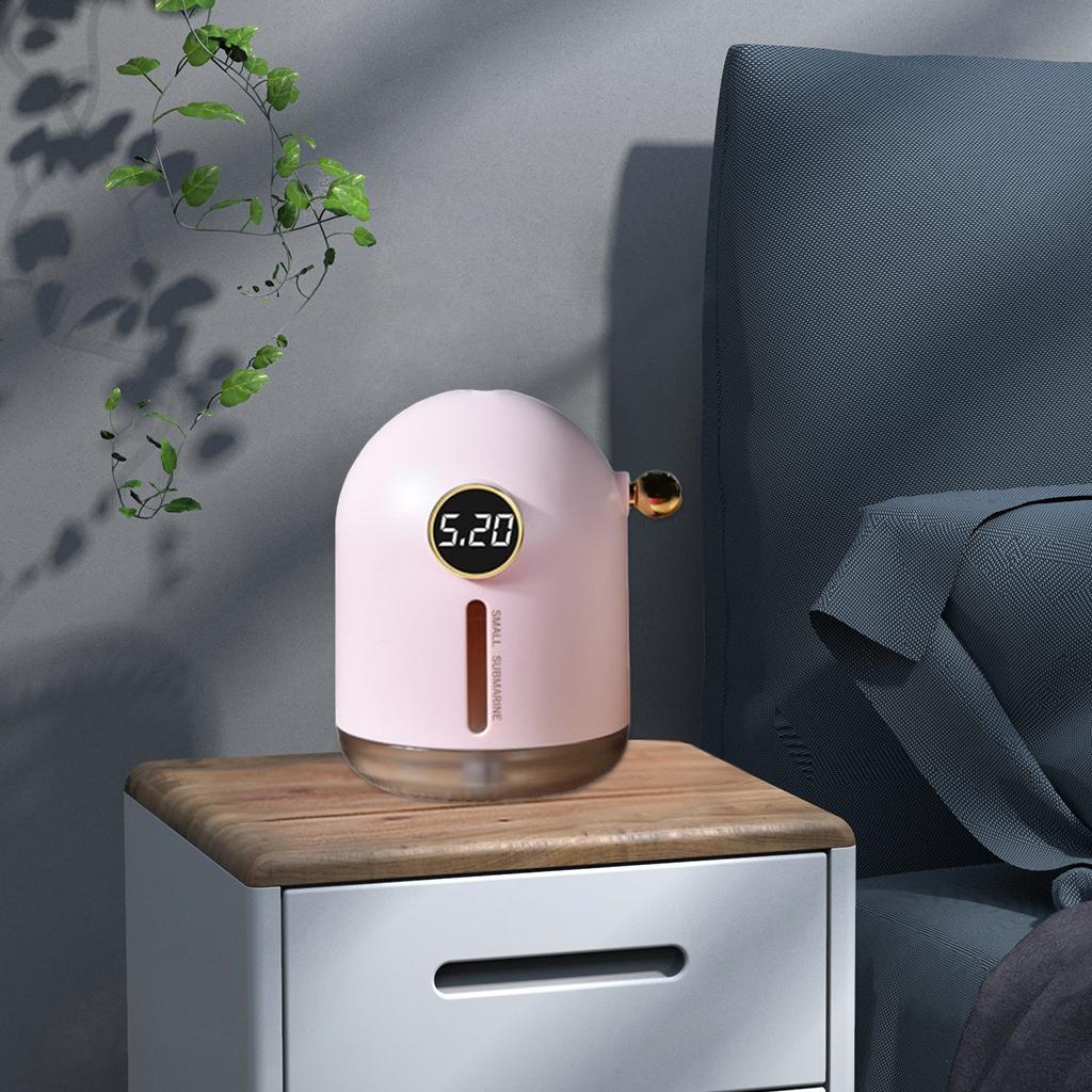 USB LED Light Air Humidifier Diffuser Aroma Cool Mist Purifier Pink