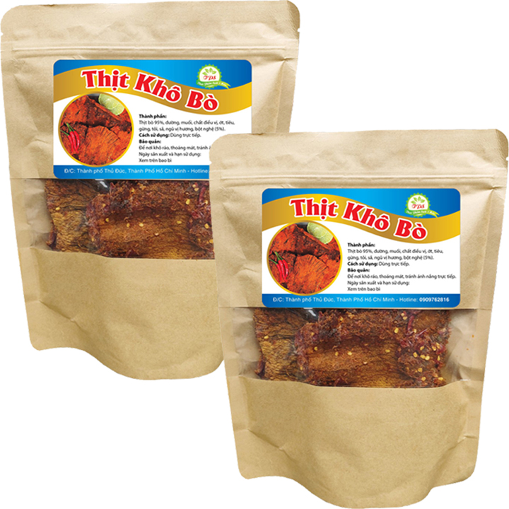 500G THỊT KHÔ BÒ LOẠI MỀM CAY ĐẶC BIỆT THƠM NGON
