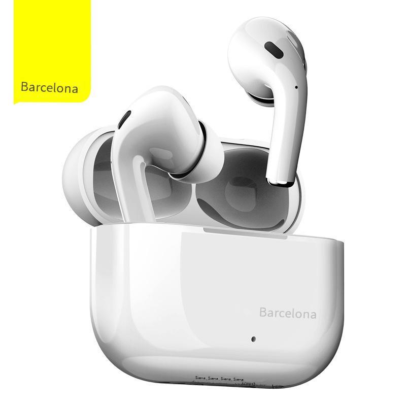 Giá thấp nhất Tai nghe Bluetooth không dây thực sự Baseus/Base TWS W3 Tai nghe kép chuyển đổi một tai Tai nghe khử tiếng ồn Kiểm soát âm thanh chống nước