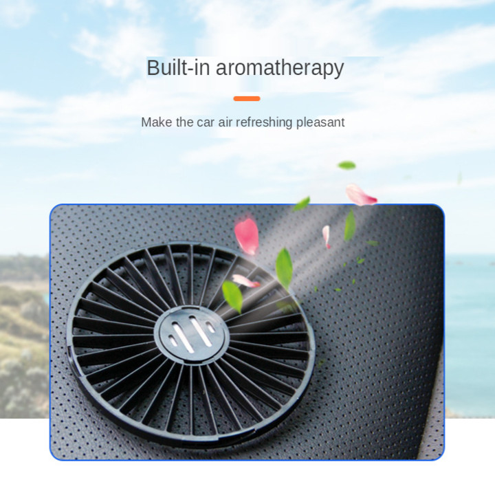 Quạt máy đơn mini dùng cho gắn taplo và kính xe ô tô, bàn làm việc F403