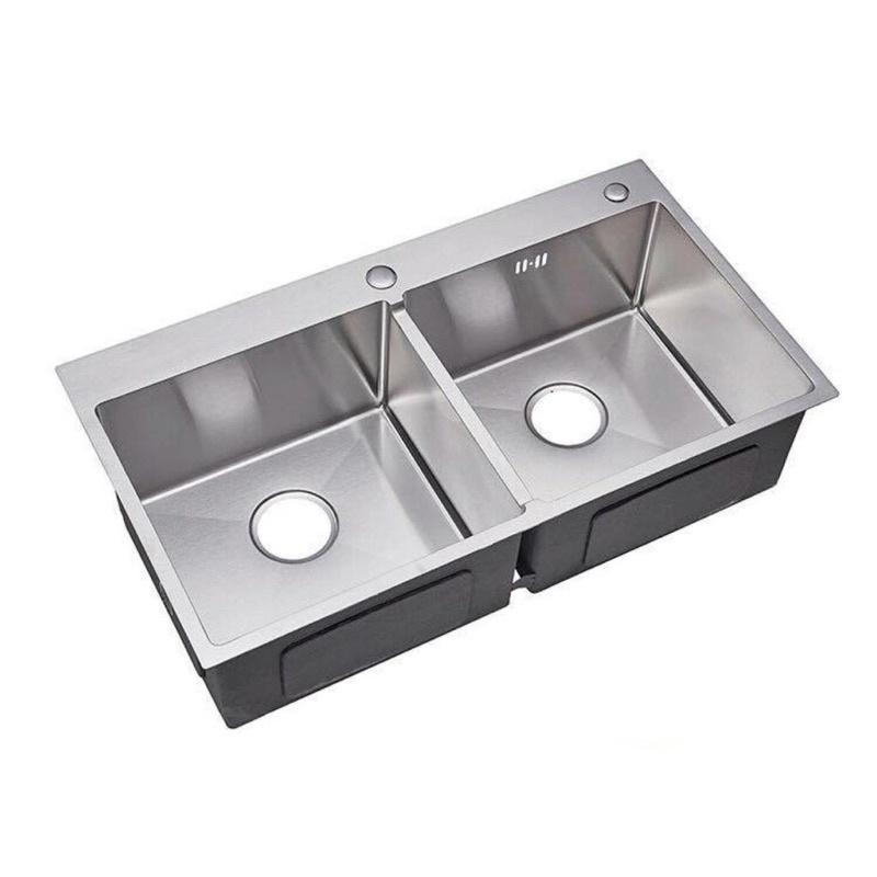 Chậu rửa bát Subi 304 Chậu rửa bát inox 304(Tặng rỗ nhựa và xi fong)