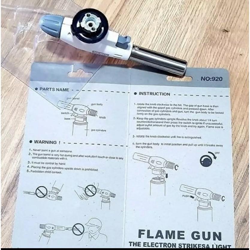Súng Khò Gas 920 Điện Tử Cầm Tay Sử Dụng Bình Ga Mini Dễ Sử Dụng