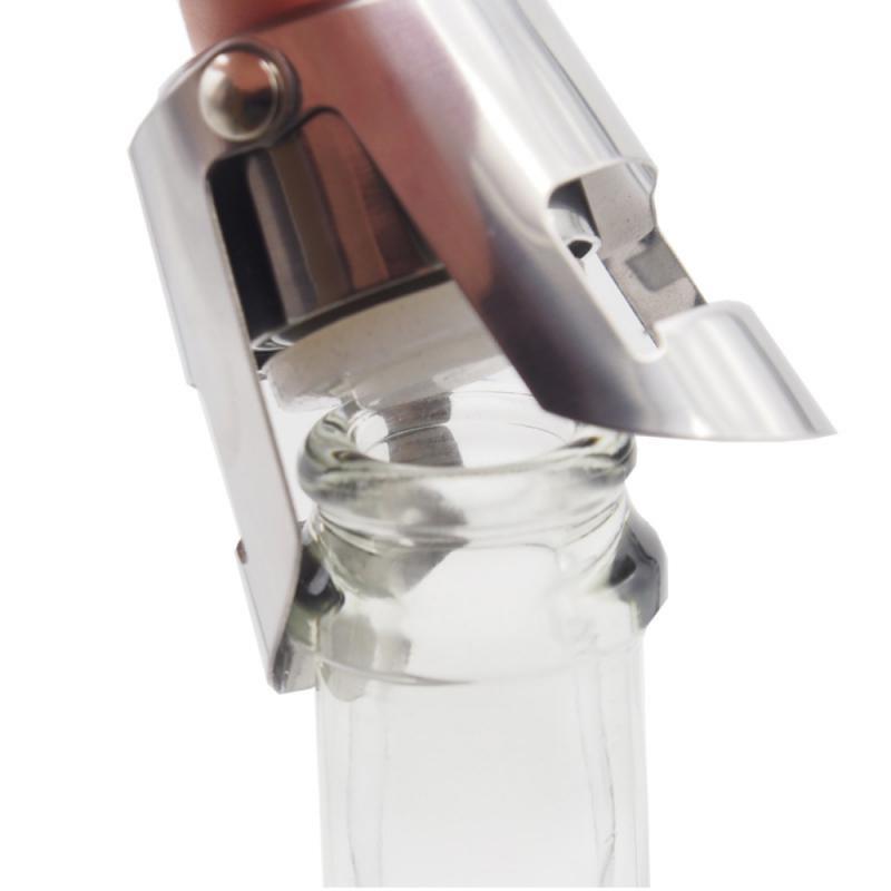 304 Stainless Steel Wine Bottle Stopper Sealed Storage Wine Stopper Portable Sealing Machine Bar Tools Barware Wine Cork Cap