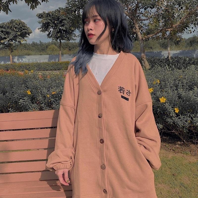 Áo khoác nỉ bông Cardigan Hani