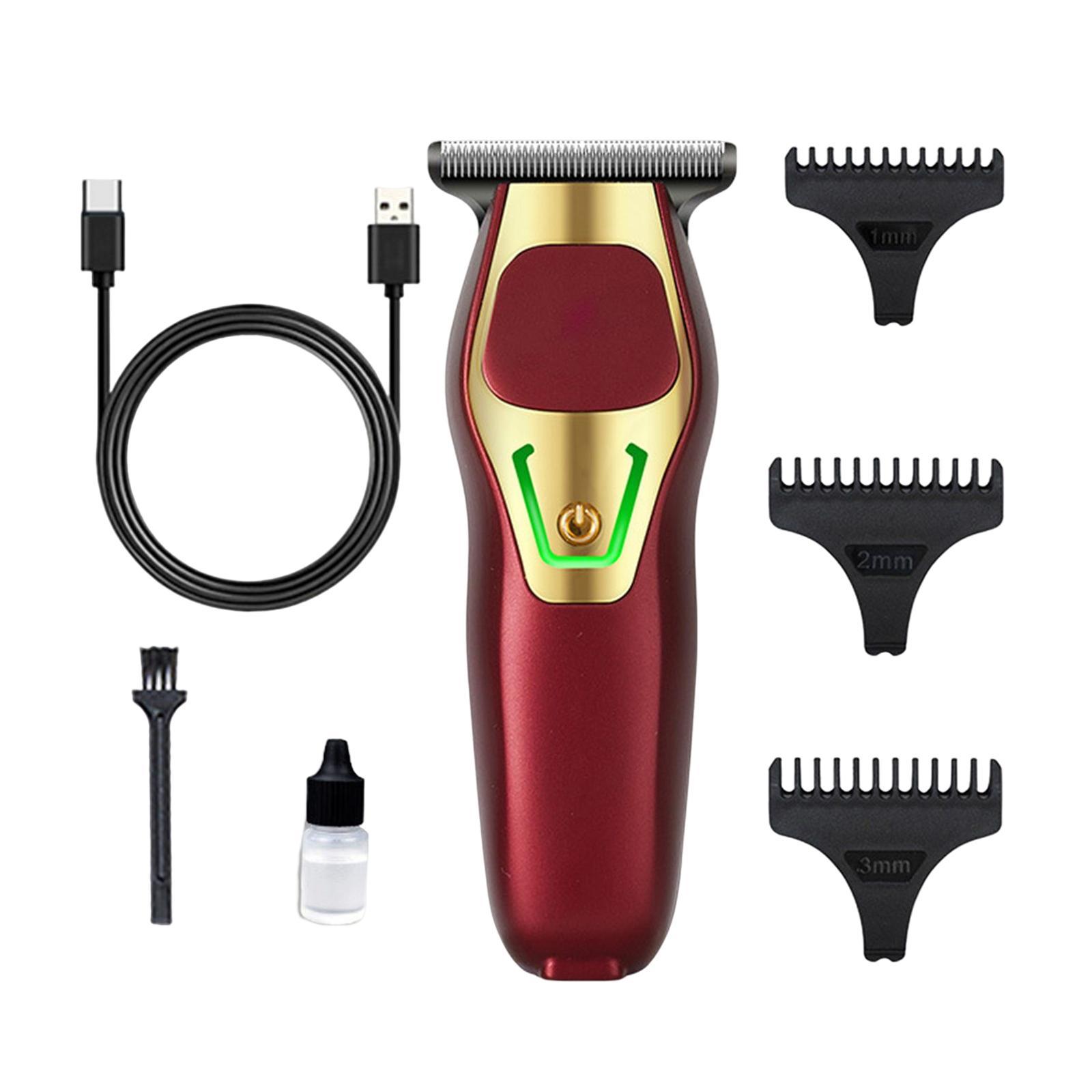 Electric Men's hair  Beard  USB Charging  Grooming Red