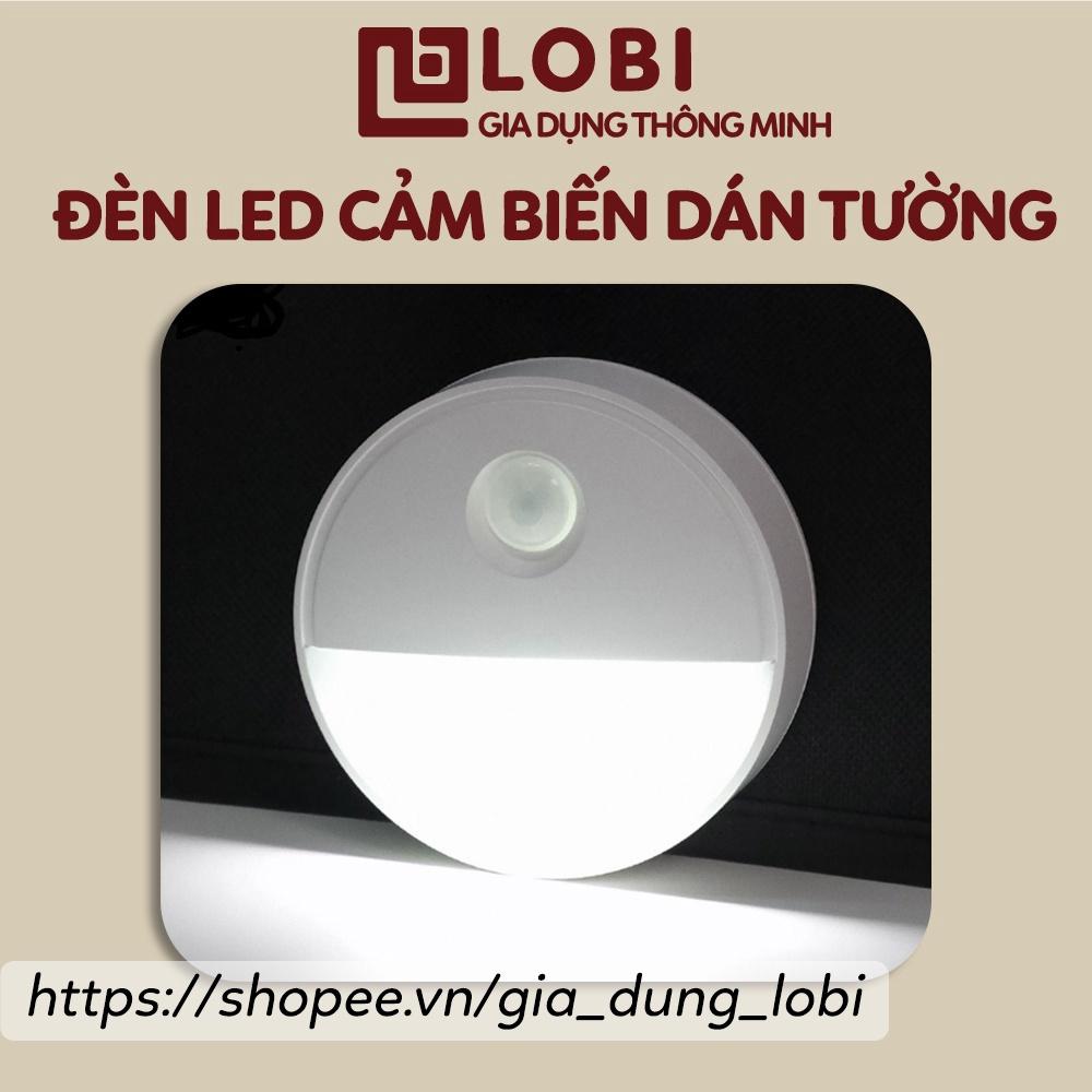 Đèn LED cảm biến dán tường Đèn ngủ cảm biến chuyển động dùng pin AAA đèn led dán tường phòng ngủ cầu thang nhà bếp