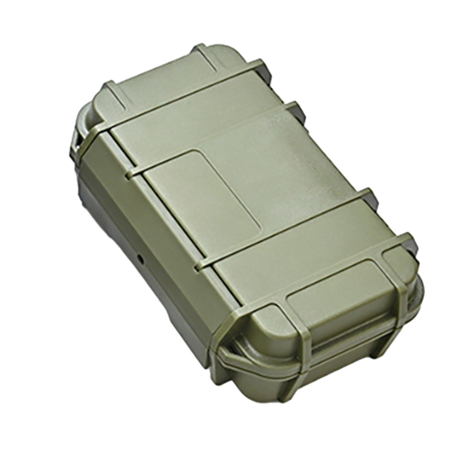 Double Layer Waterproof Hard Tool Case Multifunctional Shockproof Impact Resistant Shockproof Carrying Case for Backpacking