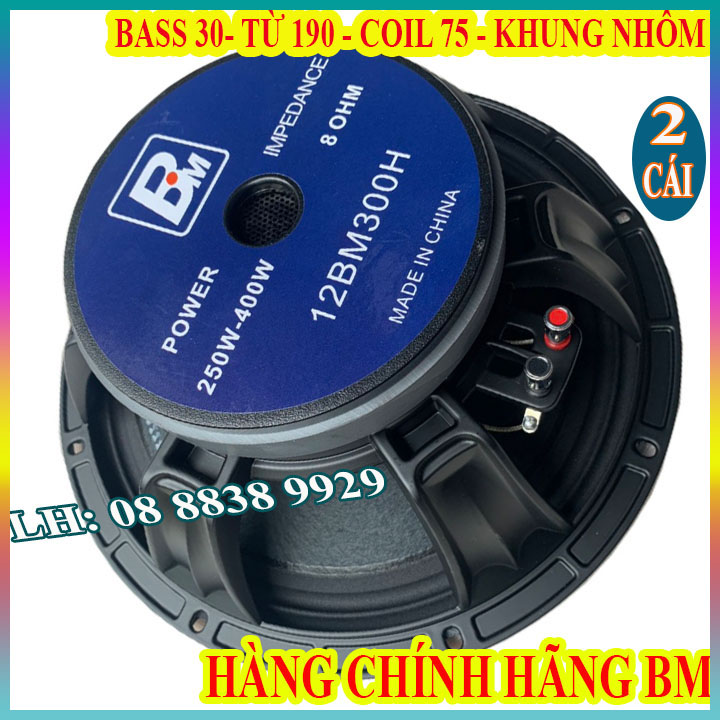 CẶP LOA BASS 30 BM CHÍNH HÃNG HÀNG NHẬP KHẨU TỪ 190 COIL 75 CAO CẤP - GIÁ 2 CHIẾC