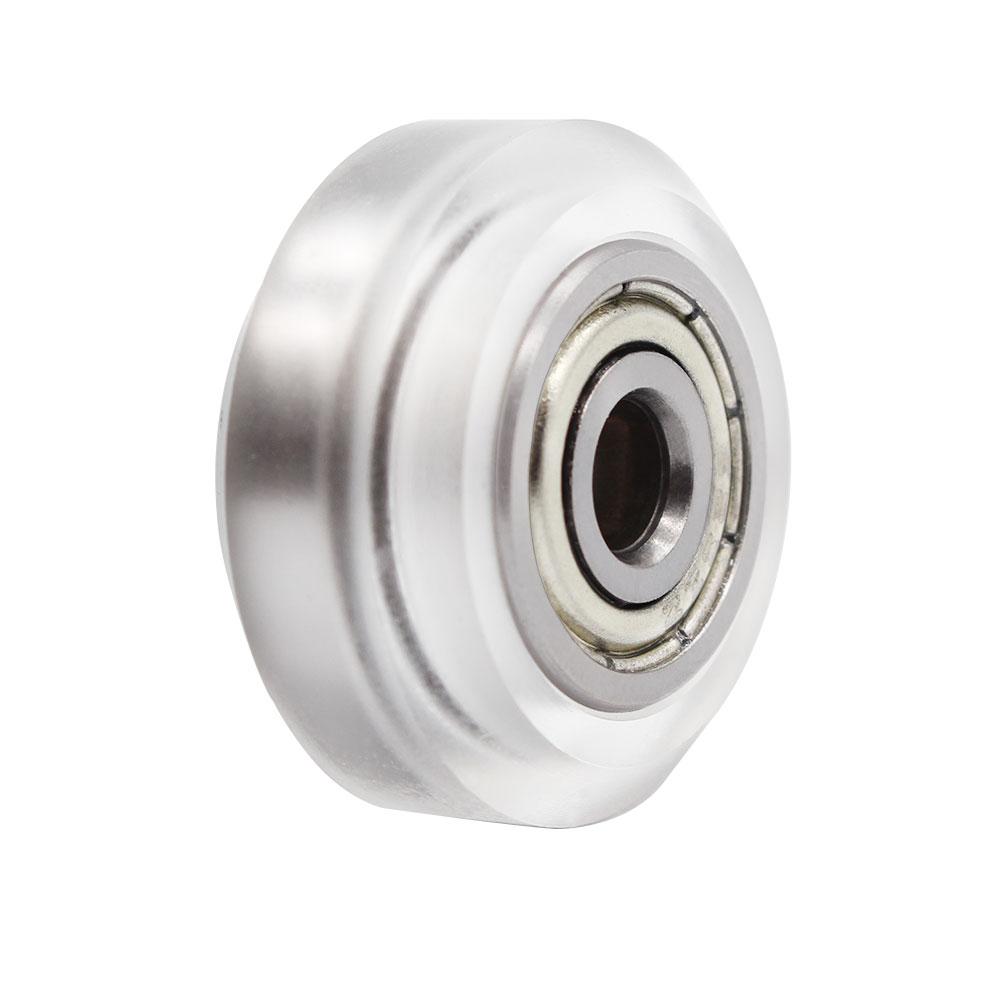 SIMAX3D 3D Máy In Trong Suốt Polycarbonate Bánh Xe Nhựa V-Khe Cắm POM Ròng Rọc 625zz Tuyến Tính Chịu Lực Cho Creality CR-10 S5 Ender 3/3 Pro