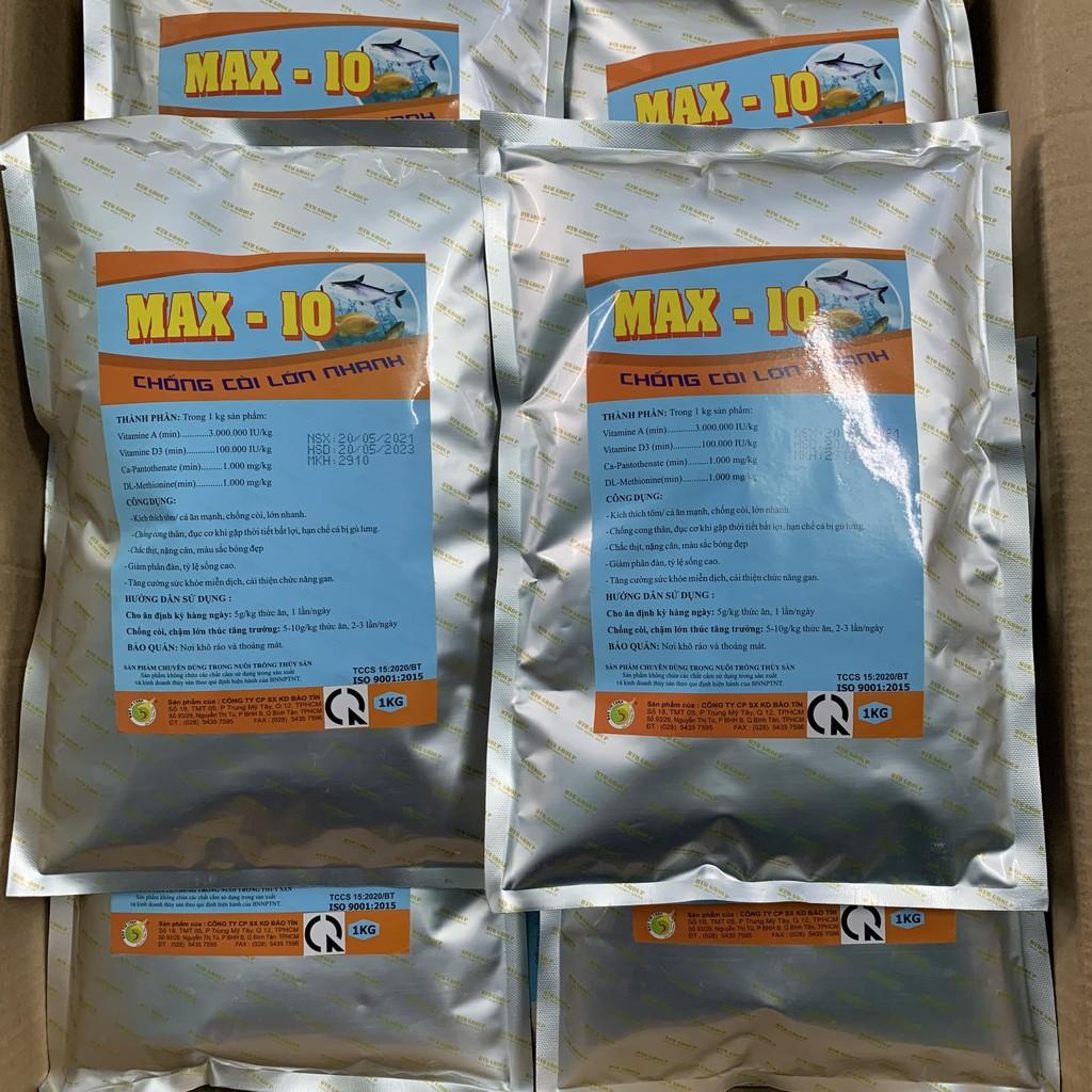 Combo 5 gói thuốc kích thích tăng trưởng, chống còi, vỗ béo Max - 10 dùng cho tôm cá