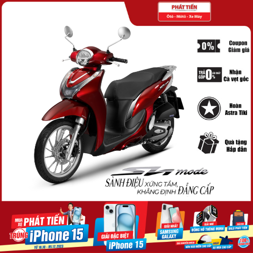 Xe Máy Honda SH Mode 125cc 2023 - Tiêu chuẩn phanh CBS
