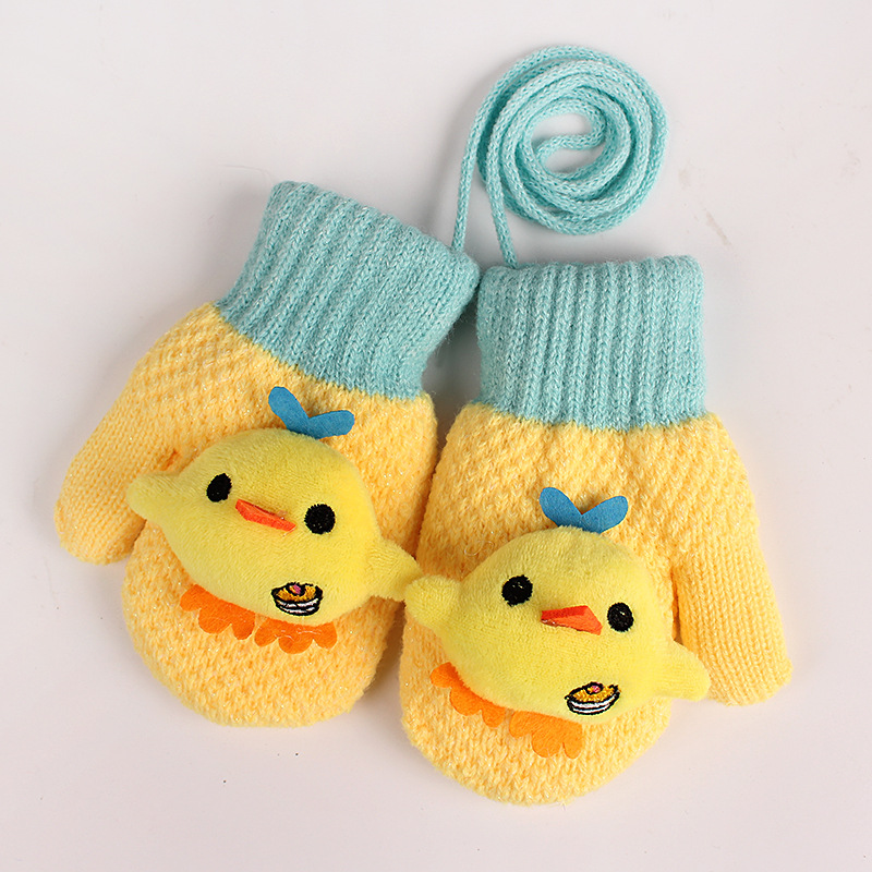 Gang tay len dệt kim BH Kids hình trái dứa dễ thương - BHS26