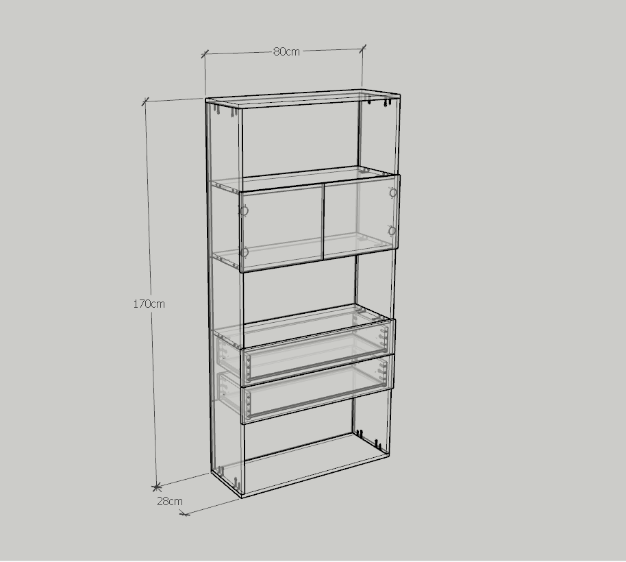 [Happy Home Furniture] WESLEY , kệ sách 6 tầng ,  80cm x 28cm x 170cm (DxRxC), KSA_014