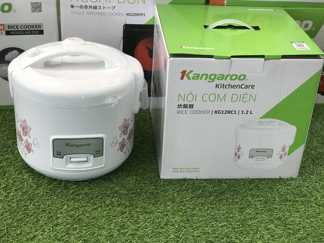 Nồi cơm điện Kangaroo KG12RC1 1.2L Hàng chính hãng