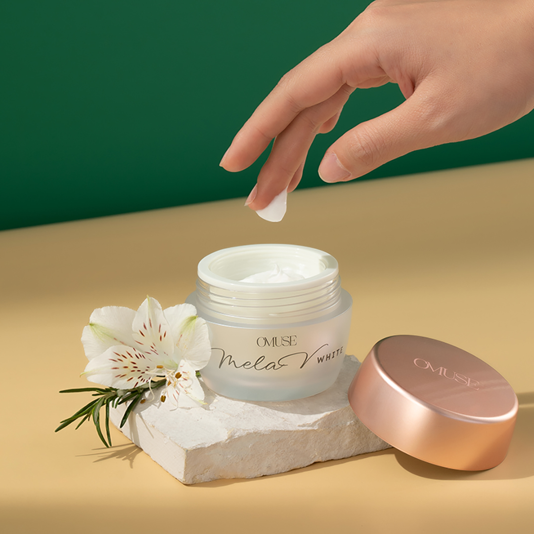 Kem dưỡng ngày đêm giúp mờ nám và tàn nhang O'Muse MelaV Day Cream 50g