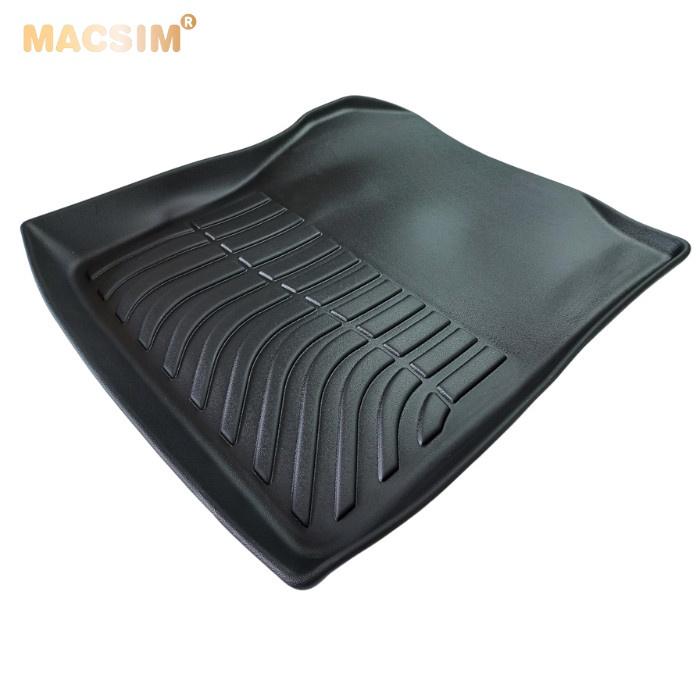 Thảm lót sàn xe ô tô Toyota Avanza 2022 Nhãn hiệu Macsim chất liệu nhựa TPE cao cấp màu đen