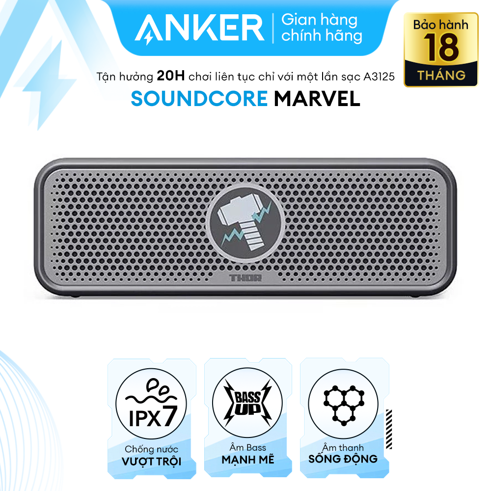 Loa bluetooth SOUNDCORE (by Anker) Select 2 16W- Phiên bản Marvel - A3125