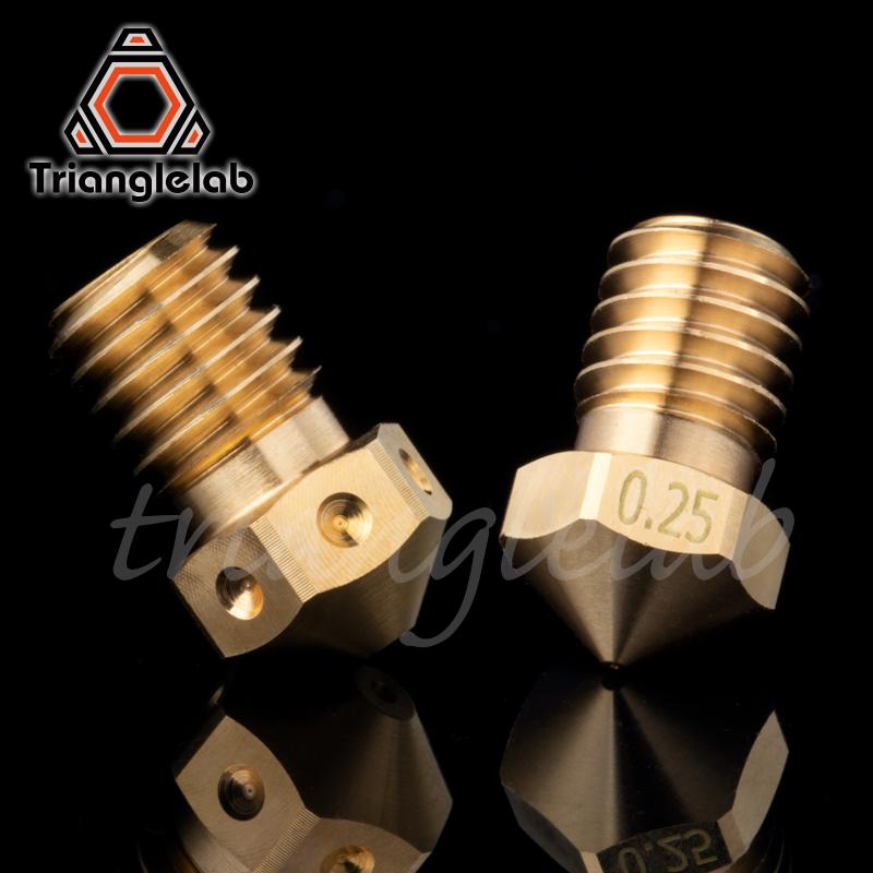 Đầu phun Trianglelab T-V6 Đầu phun V6 chất lượng hàng đầu cho máy in 3D hotend M6 Đường chỉ may cho Đầu phun hotend Tatan đùn