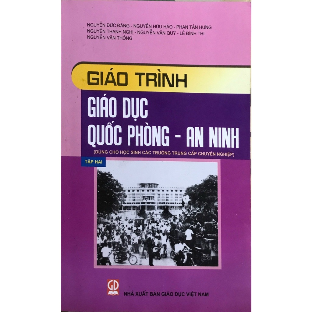 Combo Giáo Trình Giáo Dục Quốc Phòng - An Ninh Tập 1 + Tập 2