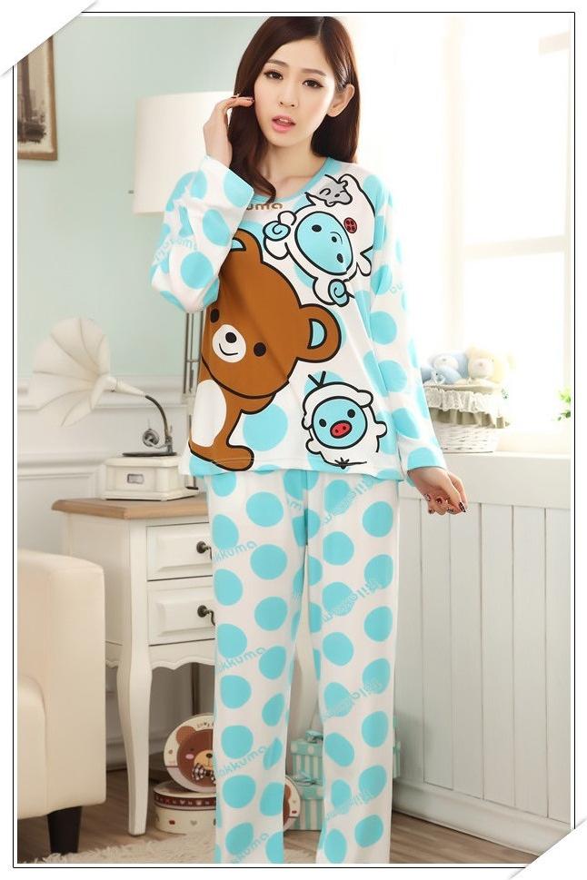 Bộ đồ ngủ hoạt hình dài tay DND06 - DND06