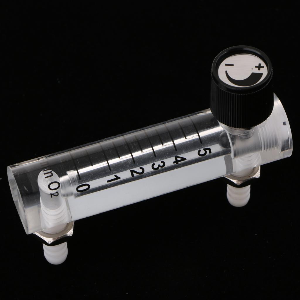 0-5LPM Oxy Acrylic Đo Lưu Lượng Dòng Chảy Nhanh Với Van Cho Không Khí, để Đo Khí Pha Không Xung Chảy