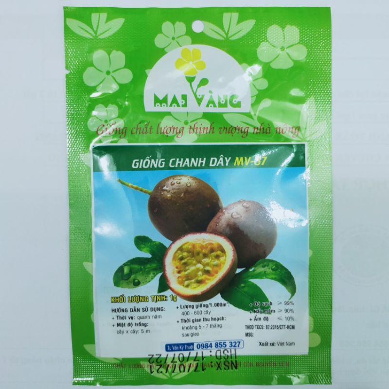 Hạt giống Chanh dây , đóng gói 1gr